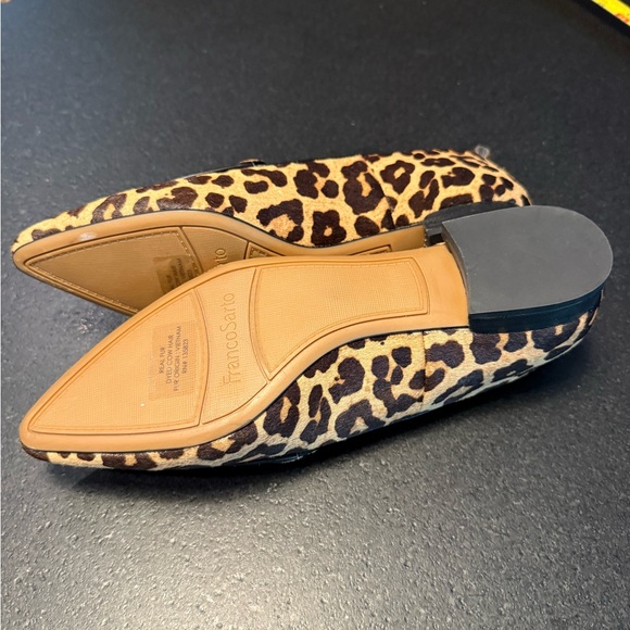 Franco Sarto Leopard Print Flats - Picture 4 of 4